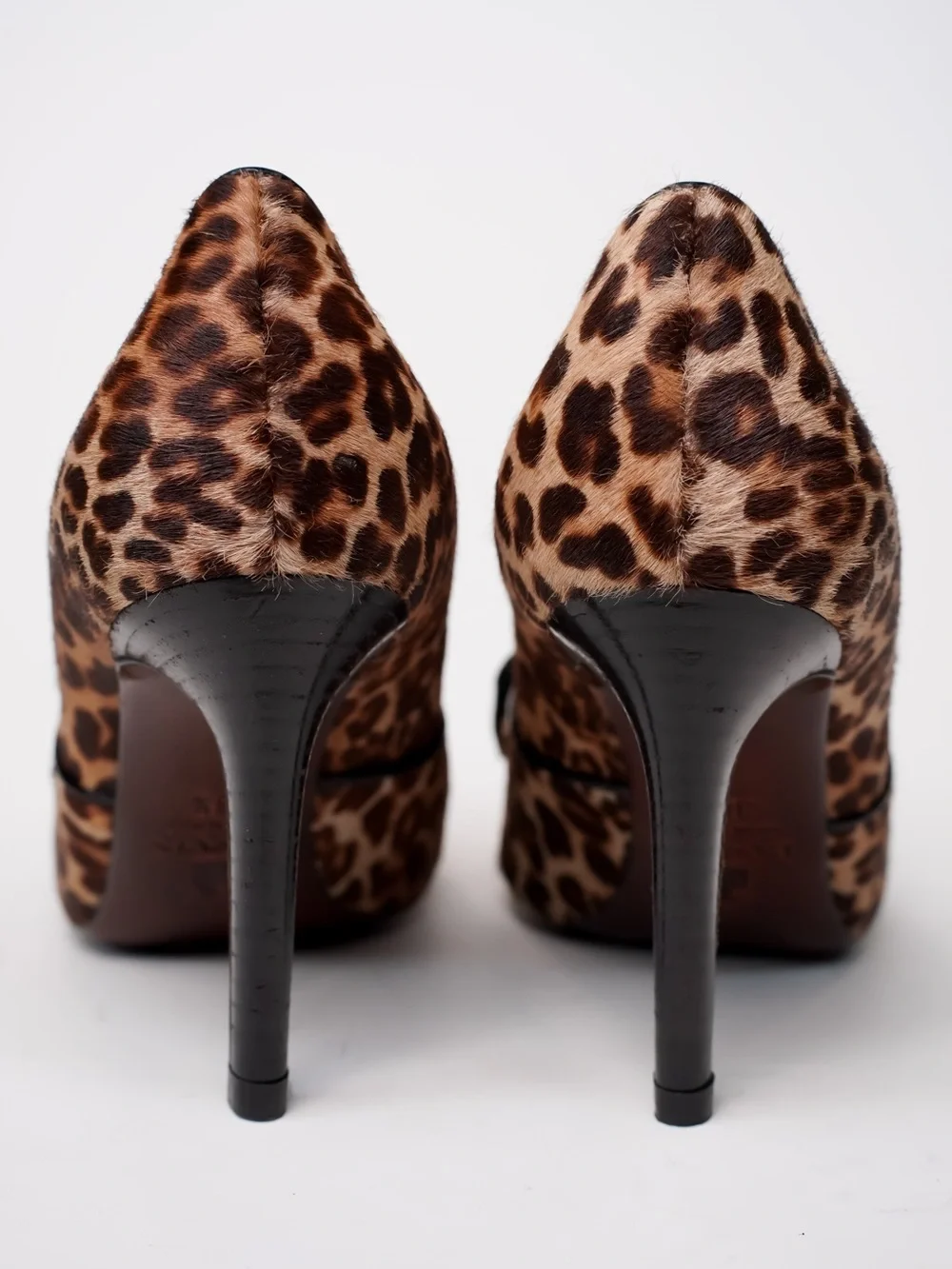 Lanvin Vintage Leopard Pony Hair Bow Pumps Heels 36.5 US 6.5